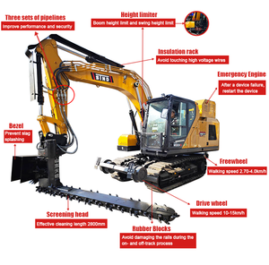 Attaches ferroviaires Nettoyeur d'écran ferroviaire Ballast Blaster <span class=keywords><strong>Undercutter</strong></span> pour Machine de nettoyage de cravates - Product Image 2
