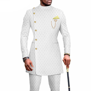 Mode <span class=keywords><strong>africaine</strong></span>, costumes ethniques traditionnels <span class=keywords><strong>pour</strong></span> hommes en deux pièces, manches longues, avec pantalon, vêtements <span class=keywords><strong>pour</strong></span> hommes - Product Image 6