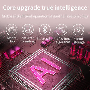 Corde à sauter intelligente avec Bluetooth et affichage numérique pour l'entraînement physique, rechargeable, unisexe, rose, 26,8 cm - Product Image 5