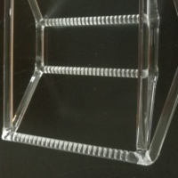 Plateau porte-puces en quartz de silice fondue à bords polis et lisses pour éviter les rayures des plaquettes dans la production de puces