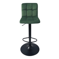 Chaise de bar pivotante et relevable de luxe moderne, réglable, durable, écologique, avec base en métal, pour restaurant, bar, mobilier de bar, maison, hôtel