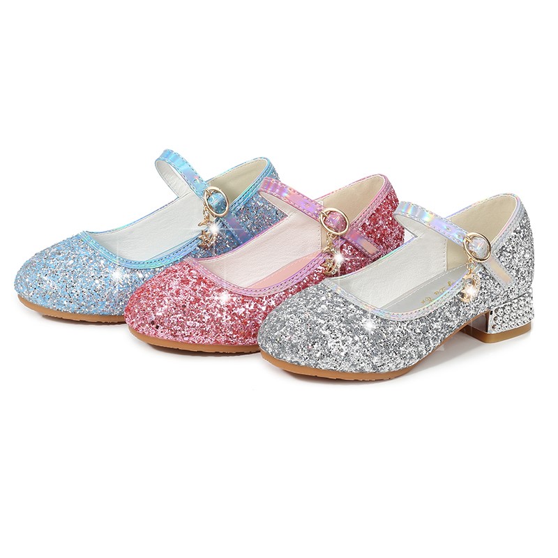 2021 Kids Pearls Wedding Party Dress Children Girls Princess Shoes