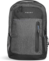 Sac à dos pour ordinateur portable grande capacité gris noir, multi-compartiments, sac de voyage d'affaires, sac d'ordinateur imperméable pour hommes et femmes, école, travail