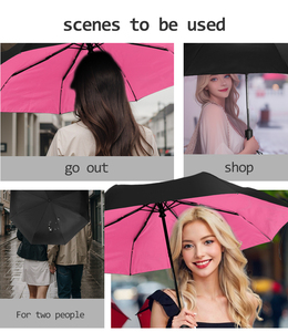 ร่มพับ3ตอนเปิดและปิดอัตโนมัติขนาด21/27/30นิ้วกันลมและทนรังสียูวี - Product Image 6