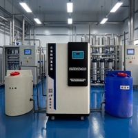 Générateur d'hypochlorite de sodium intelligent avec surveillance en ligne PLC, pompe à réservoir sous pression pour la circulation de l'eau de piscine