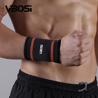 Soporte de Muñeca VBOSi 2017, Nuevo Modelo, Elástico y Suave, de Nailon, para Deporte, Fitness, Gimnasio y Escritura, Venta al Por Mayor del Fabricante