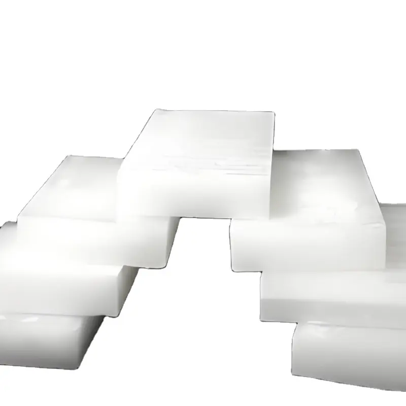 Witte Vaste Fushun Petrochemische Microkristallijne 56 58 60 Volledig Geraffineerde Paraffinewas Voor Het Maken Van Kaarsen