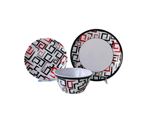 <span class=keywords><strong>2025</strong></span> thiết kế mới melamine món ăn 12 cái Bộ bữa ăn tối nhựa đồ ăn không thể phá vỡ melamine Bộ đồ ăn - Product Image 2