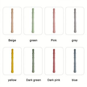 หลอดซิลิโคนฟู้ดเกรดไม่มีบิสฟีนอลฟันกรามซิลิโคนนิ่มแบบใช้ซ้ำได้ - Product Image 6