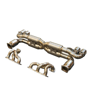 Sistema de Escape Catback de Titanio de Alto Rendimiento con Convertidor Catalítico y Colectores para 911/991 S - Product Image 1
