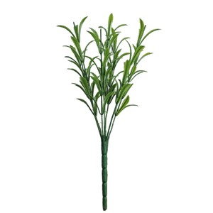 <b>Artificial</b> Greenery Plant Silk Leaves Bouquet For Home Decor Indoor Use High Simulation Evergreen Plastic Flowers - Product Image 5