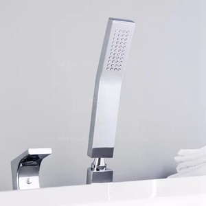 Kaiping Dima chino moderno baño latón 4 agujeros bañera cromo bañera hidromasaje cascada grifo - Product Image 4