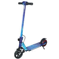 Trottinette électrique pliable en alliage d'aluminium à deux roues, 24V 150W, 10 km/h, autonomie 8-10 km, charge utile 50 kg, pour enfants et adolescents