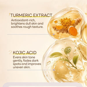 Greenlem Tampons Nettoyants Exfoliants en Coton à l'Acide Kojique et au Curcuma, Raffermissants et Affinant, 50 Tampons - Product Image 6
