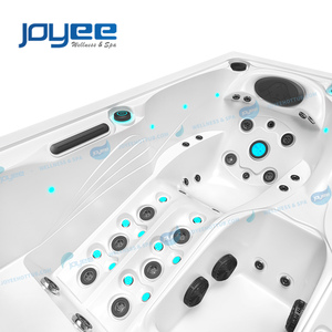 JOYEE moderna fabbrica <span class=keywords><strong>jacuzzi</strong></span> <span class=keywords><strong>3</strong></span> persone all'aperto Spa vasca idromassaggio Balboa sistema di massaggio caratteristica acrilico vendita all'ingrosso per alberghi - Product Image 4