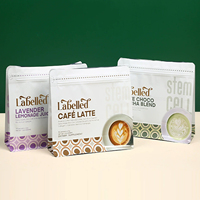 Sachet d'emballage à quatre soudures OEM ODM, personnalisable avec logo, refermable, pour aliments secs (chats, chiens, café, thé)