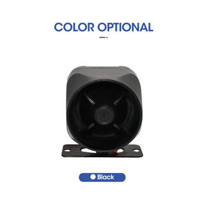 ลำโพงไซเรนสัญญาณเตือนภัยอิเล็กทรอนิกส์ใช้แบตเตอรี่สำรองสีดำ15W - Product Image 3