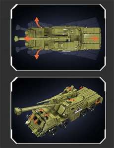 Modello re 20031 nuova serie militare Dana semovente telecomando bottiglia modello ragazzo regalo blocchi di costruzione set - Product Image 6