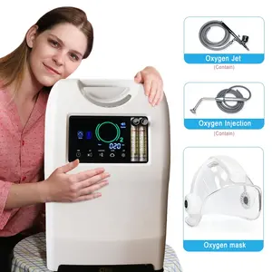 새로운 LED Hyperbaric 산소 제트기 얼굴 살포 미장원 장비 온천장 Oxigeno 얼굴 기계 산소 돔 Oxgen 얼굴 기계