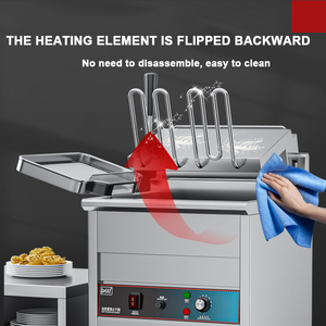 Freidora Eléctrica Vertical Comercial de 20L para <span class=keywords><strong>Pollo</strong></span> <span class=keywords><strong>KFC</strong></span>, de un Solo Cilindro, con Gran Capacidad para Papas Fritas y <span class=keywords><strong>Pollo</strong></span> - Product Image 4