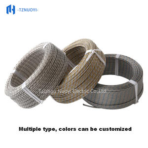 Fil de thermocouple de précision en acier inoxydable blindé haute température, tressé en fibre de verre, type K, fil de compensation pour <span class=keywords><strong>l</strong></span>'alimentation - Product Image 3