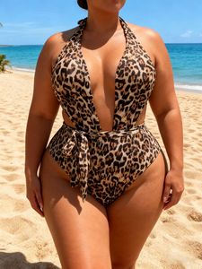 <span class=keywords><strong>Maillot</strong></span> <span class=keywords><strong>de</strong></span> <span class=keywords><strong>bain</strong></span> une pièce grande taille 2026 pour <span class=keywords><strong>femmes</strong></span> <span class=keywords><strong>rondes</strong></span>, dos nu, push-up, design sexy, imprimé léopard, vêtements <span class=keywords><strong>de</strong></span> plage, <span class=keywords><strong>maillot</strong></span> <span class=keywords><strong>de</strong></span> <span class=keywords><strong>bain</strong></span> personnalisé à col <span class=keywords><strong>en</strong></span> V - Product Image 2