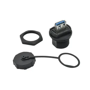 カスタム産業用防水壁USBパネルマウントUSB2.03.0 type-c USBC防水コネクタ