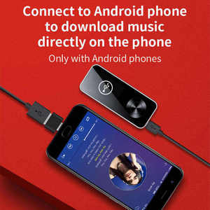 เครื่องเล่น MP3 แบบพกพาหน้าจอสัมผัส เครื่องเล่นเพลงทนทาน วิทยุ FM เครื่องบันทึกเสียง แบตเตอรี่ใช้งานได้ยาวนาน 5.0 รองรับการดาวน์โหลดเพลง - Product Image 6