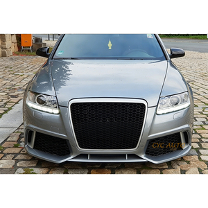<span class=keywords><strong>A6</strong></span> C6 Upgrade a RS6 body kit paraurti anteriore auto con griglia per <span class=keywords><strong>Audi</strong></span> <span class=keywords><strong>A6</strong></span> S6 4F 2004 2005 2006 2007 2008 2009 2010 2012 2011 - Product Image 1