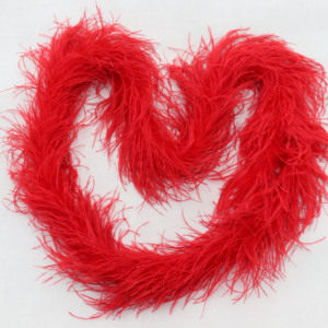 Rts Nhà Máy Bán Hàng Trực Tiếp Tùy Chỉnh <span class=keywords><strong>1</strong></span> Để 10 Ply Fluffy Lông Chandelle Boas Nhuộm Trang Trí Lông Đà Điểu Trim Boa - Product Image 5