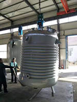 Agitateur de peinture industrielle, résine alkyde, réacteur à colonne à bulles chimique chauffant de 30 m3, réacteur de réservoir chimique