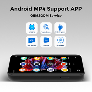 Lecteur de musique à écran tactile Android 4.0 "Mini baladeur de poche portable Google prend en charge l'extension 2 To WAV Audio Mp3 Mp4 Player - Product Image 4