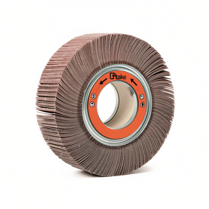 Ttake Abrasive Cloth Flap <b>Wheel</b> 200x30x54 Mm With Hole For <b>Grinding</b> And Polishing - Product Image 2