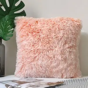 SIPEIEN Decorative Soft Fluffy Plush Pillow Case Faux Fur Cushion Cover For Sofa Home Living