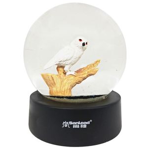 Quà tặng khuyến mãi polyresin tùy chỉnh <span class=keywords><strong>snowglobe</strong></span> thủy tinh quả cầu tuyết động vật Quả cầu tuyết - Product Image 4