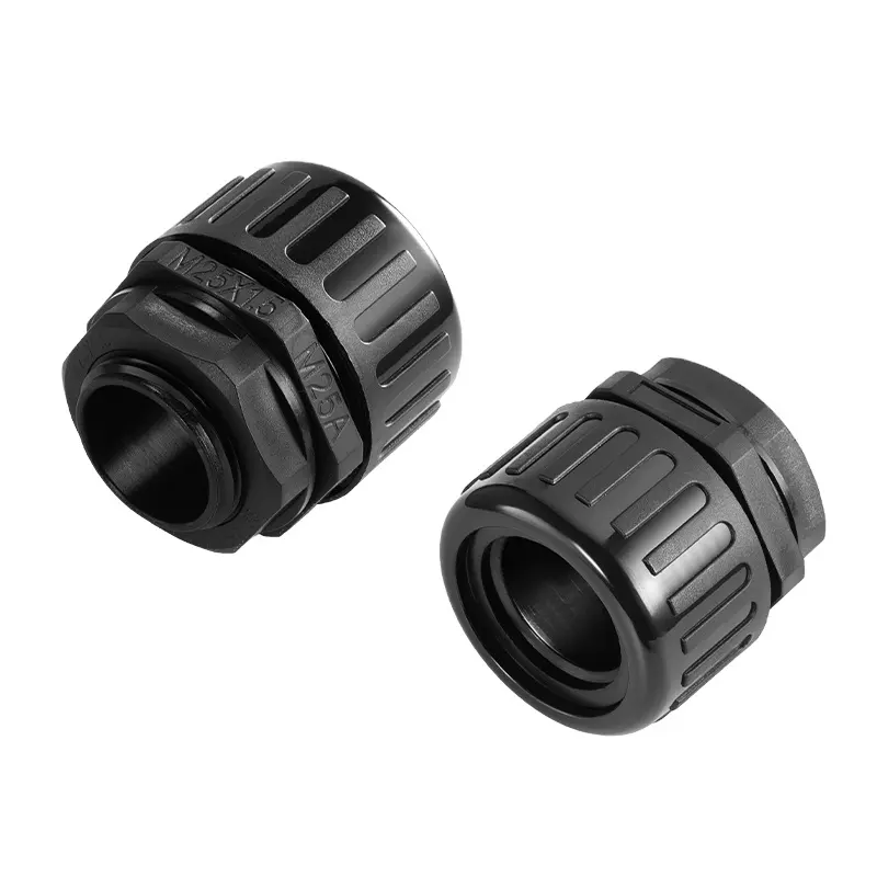 Conector adaptador de plástico de conducto Flexible, duradero, 3/8 '', AD21.2, nailon