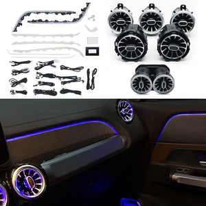 Évents à turbine interne GLB 64 couleurs Led Lumière ambiante Décoration de <span class=keywords><strong>voiture</strong></span> Climatisation pour Mercedes GLB W247 - Product Image 1