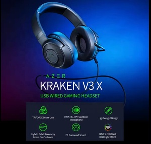 Original Kraken V3X Ultralight Gaming Headset 7,1 Surround Sound Flexible Cardioide Micrófono Auriculares para Deportes Viajes AAC - Product Image 2