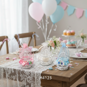Set de Decoración para Fiestas con Mini Jaulas para Pájaros, Modelo H4123, 288 Piezas/Caja - Product Image 5