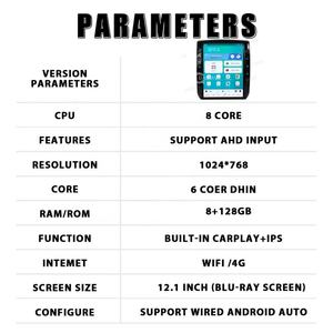 Estéreo para Auto de 13 Pulgadas para TOYOTA Tacoma HILUX 2005-2015, Radio para Auto, Reproductor Multimedia, Unidad con GPS, Navegación Android 12 - Product Image 6