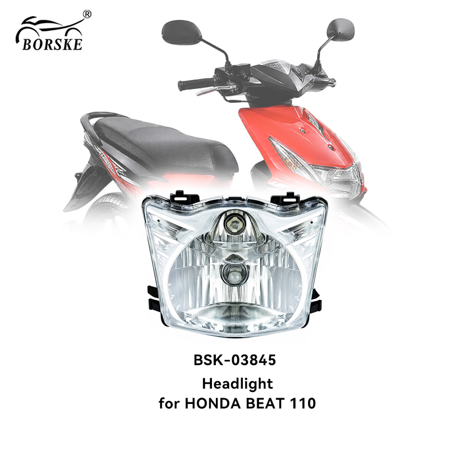 Motorcycle Key Turn Motorcycle LED Headlight Turn Signal Tail Light Assembly for Honda BEAT ...