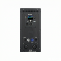 Module amplificateur à écran métallique 2 canaux 2300W 4000W 8 Ohms, carte amplificateur DSP pour caisson de basses 21 pouces haute puissance AES9500