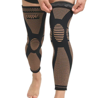 Aofit Manchon de compression en cuivre pour jambe, genouillère stabilisatrice pour la course, l'arthrite, le soutien des cuisses et des mollets