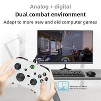 PC/P3/kutu/telefon için Kablolu Oyun Kumandası, Çift Titreşimli Hareket Algılayıcılı Turbo Makro Programlama Tetikleyici Düğmeleriyle Oyunlar için Joystick