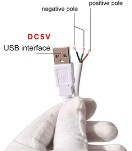 <span class=keywords><strong>Variateur</strong></span> de lumière <span class=keywords><strong>LED</strong></span> USB, Port d'alimentation, câble d'extension assortie de couleur, <span class=keywords><strong>avec</strong></span> adaptateur interrupteur ON/OFF, 12 V DC, 5V, 2M - Product Image 2