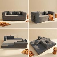 Multifunktionales Modernes Modulares Schlafsofa mit Komprimierbarer Schaumstofffüllung für Apartments