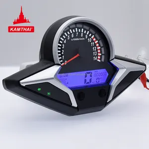 KAMTHAI Universal Motorrad Digital Tachometer 37100-K33-D51 Digitaler Tachometer für Honda CBR 250 R Motorrad Tachometer