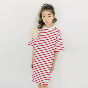 Nouveaux produits : Robes longues rayées pour enfants et bébés filles, vêtements assortis pour la famille, vente en gros depuis la Chine - Product Image 3