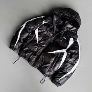 Custom High Quality Goose <b>Down</b> Jacket Oversized Blank Nylon Windbreaker Bubble <b>Coats</b> Thick White <b>Duck</b> Men's Winter Puffer Jacket - Product Image 3