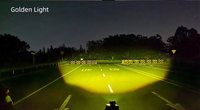 Focos LED de 20W para Motos, Luz de Trabajo LED de Doble Color, Sistema de Iluminación LED para Motocicletas Harley